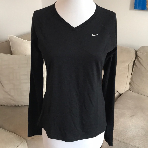 Nike Tops - Never worn Nike Black Long sleeve tee. Size M